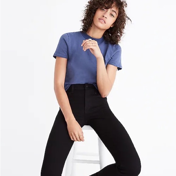 Madewell Denim - Madewell Roadtripper Jeans High Rise Skinny Boho Edgy Bennett Black Size 27